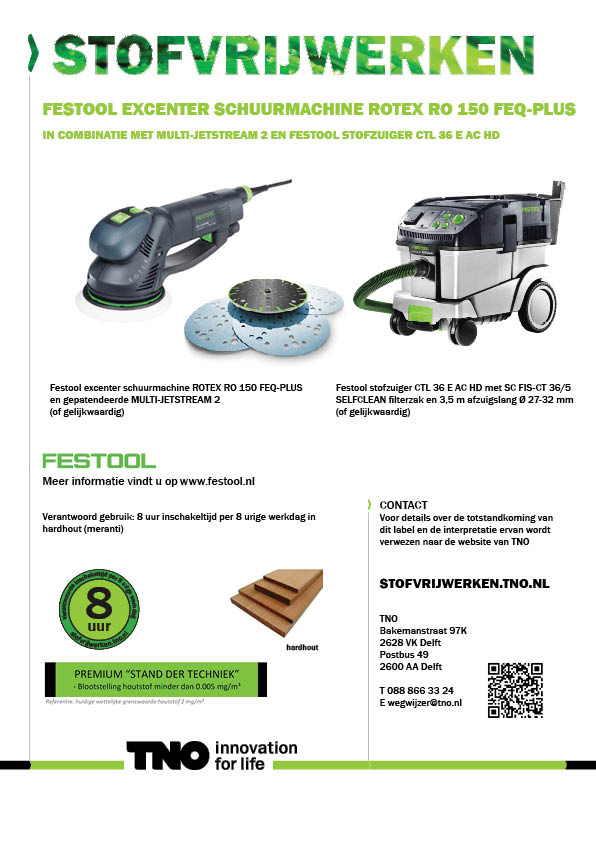 Festool excenter schuurmachine ROTEX RO 150 FEQ 