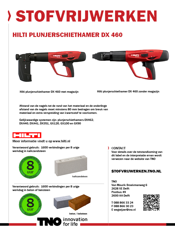 Hilti plunjerschiethamer DX460
