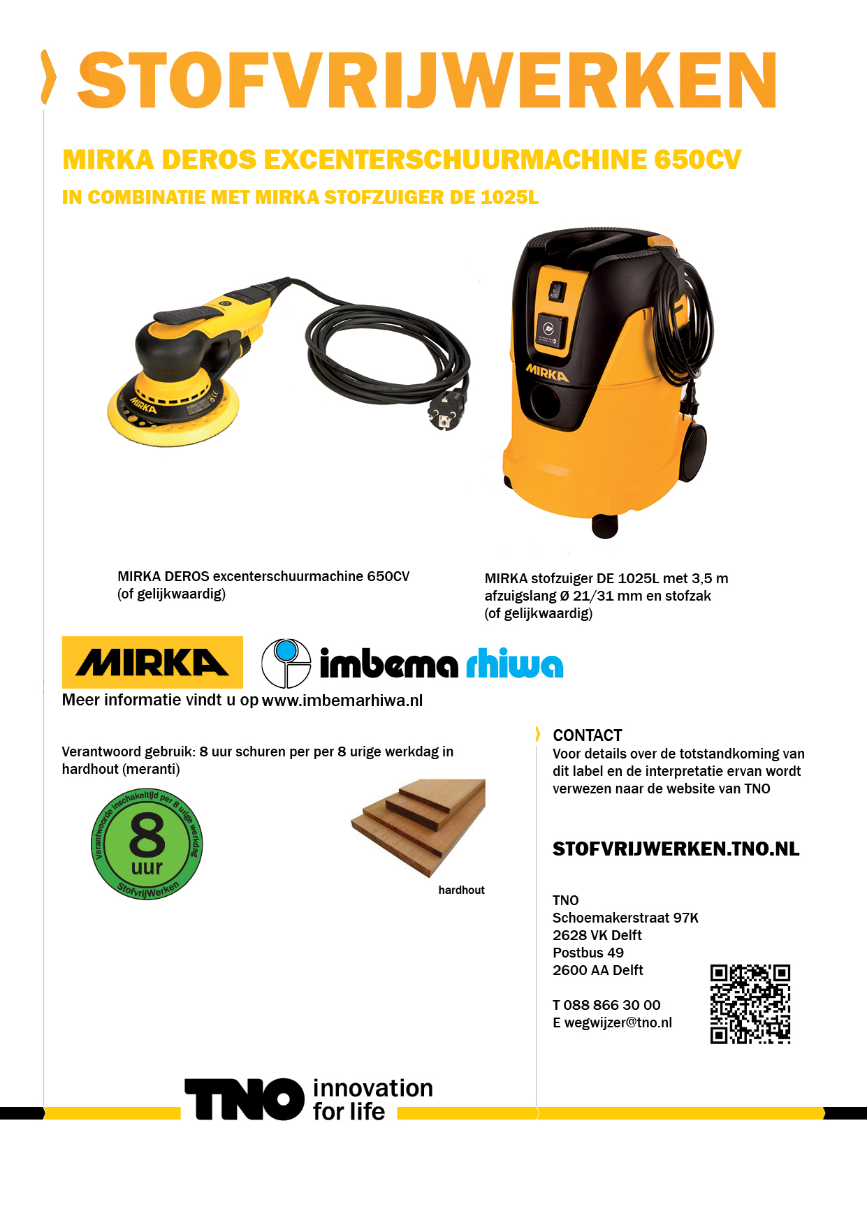 Mirka DEROS excenterschuurmachine 650CV