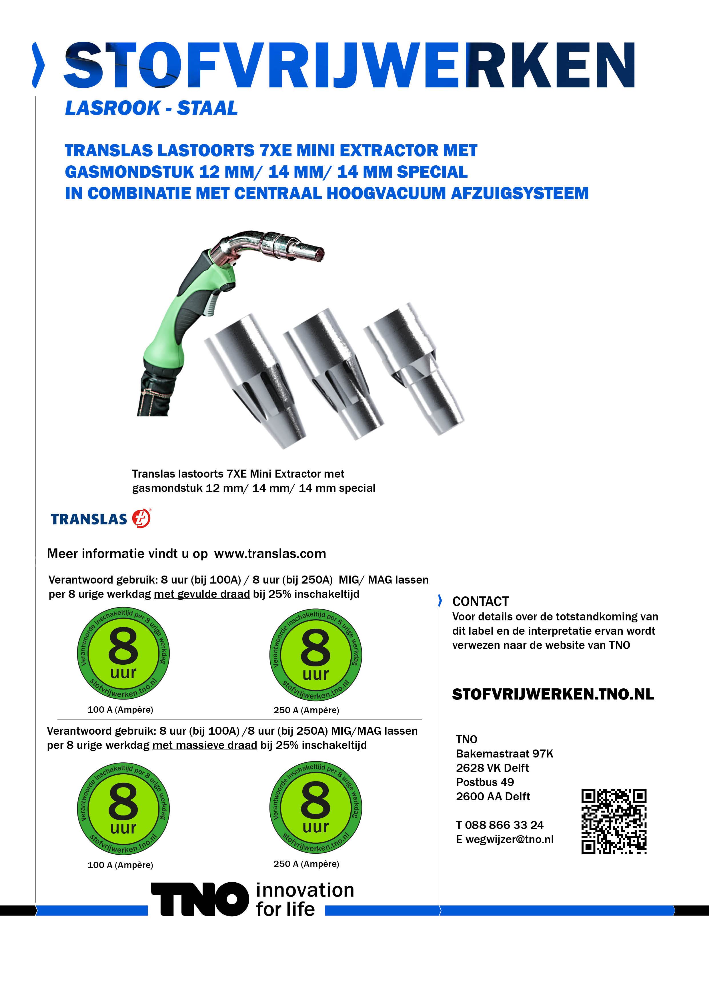 Translas lastoorts Extractor Mini 12 14 14 mm special met centra