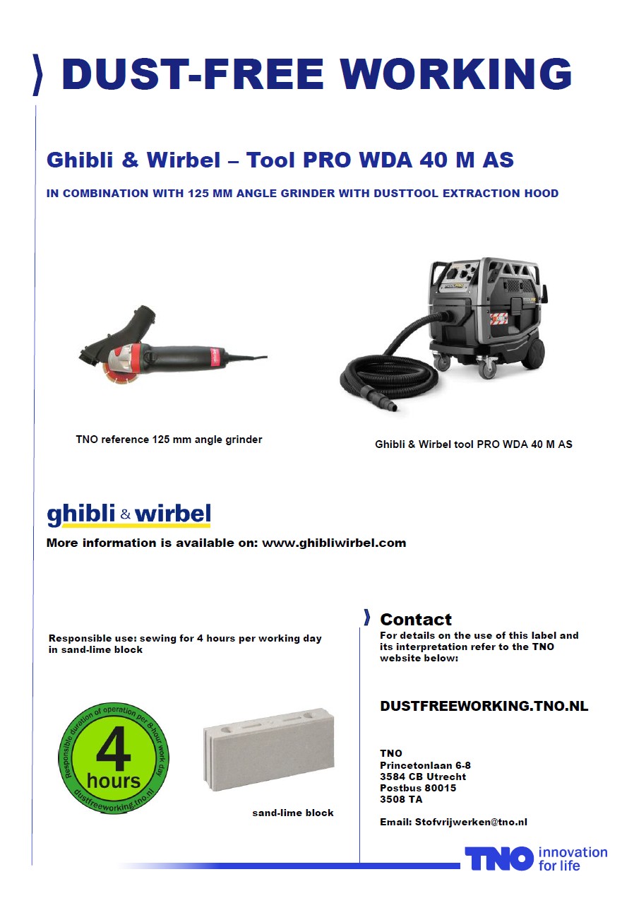 Ghibli & Wirbel – Tool PRO WDA 40 M AS
